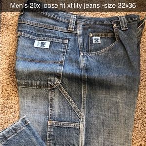 Men’s 32x36 20X Loose Fit Jeans